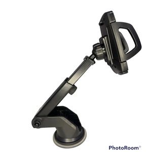 Phone holder mount for car dashboard and windshield for iPhone and Android.